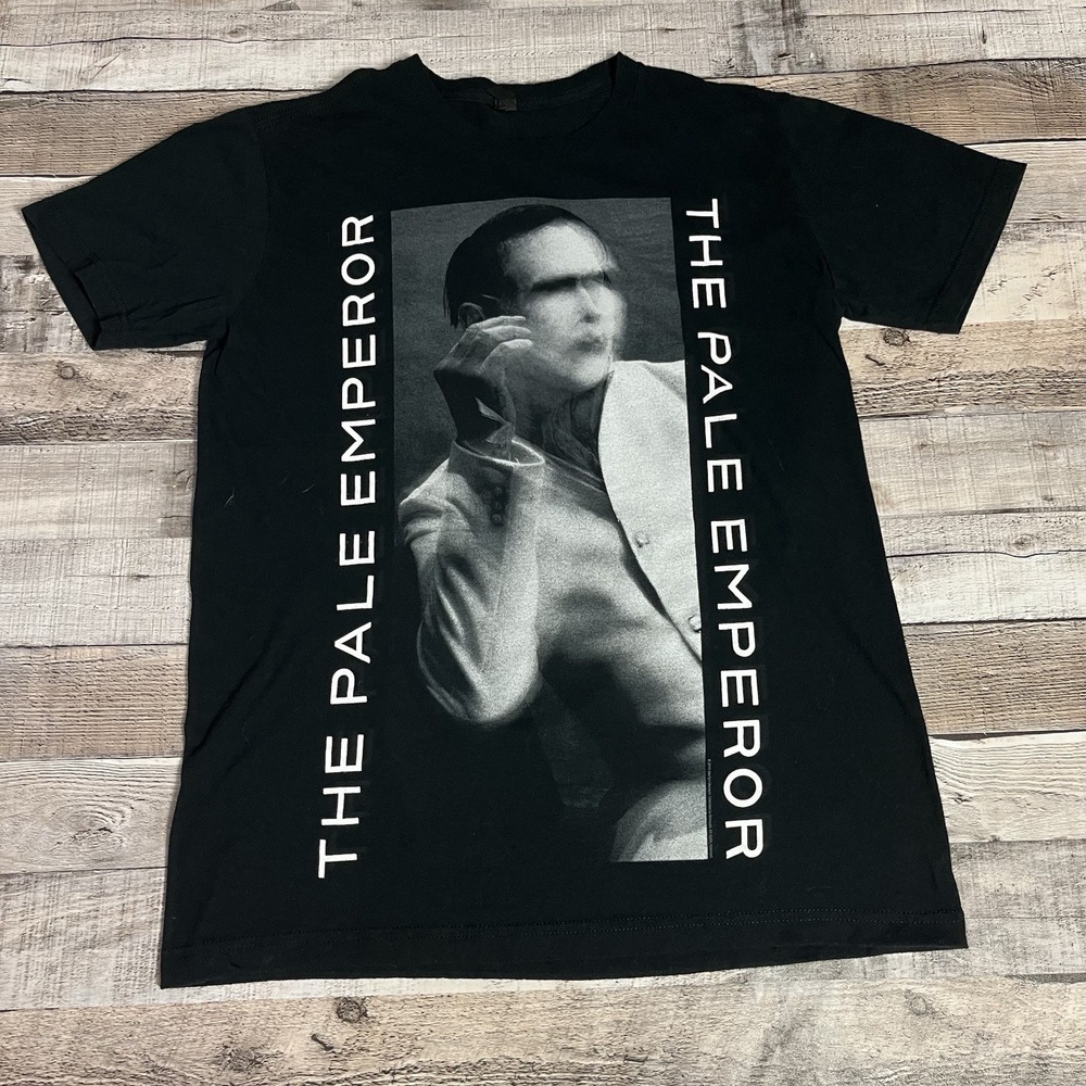Marilyn Manson Shirt Size Small Black The Pale Emperor Rock Band Tee